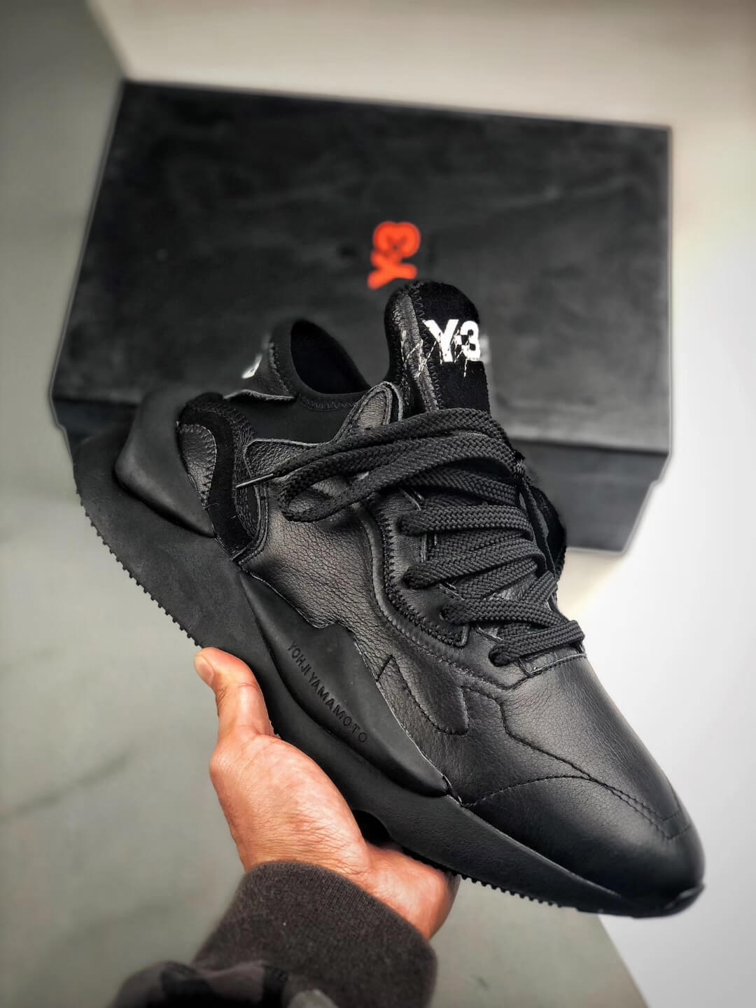 The Y-3 Kaiwa Core Black Shoes Y-3 x 