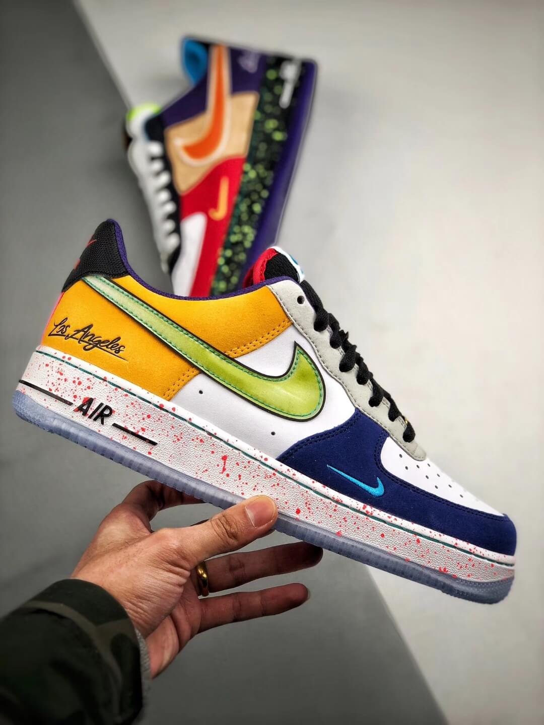 colorful air force ones
