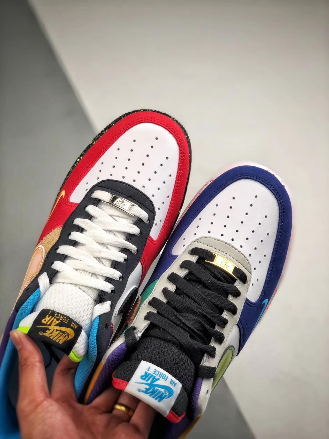 colorful air force 1