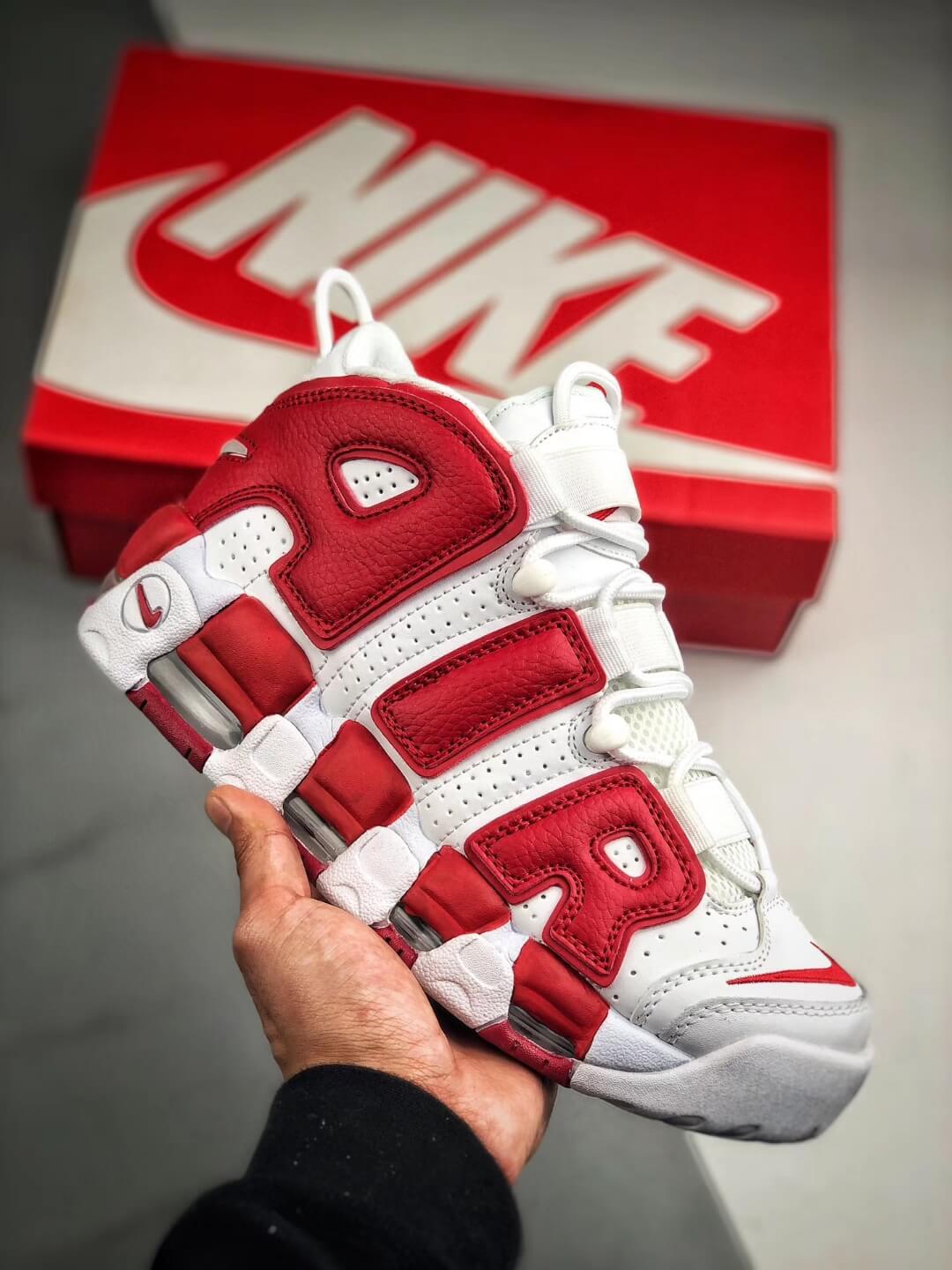 nike air more uptempo gym red