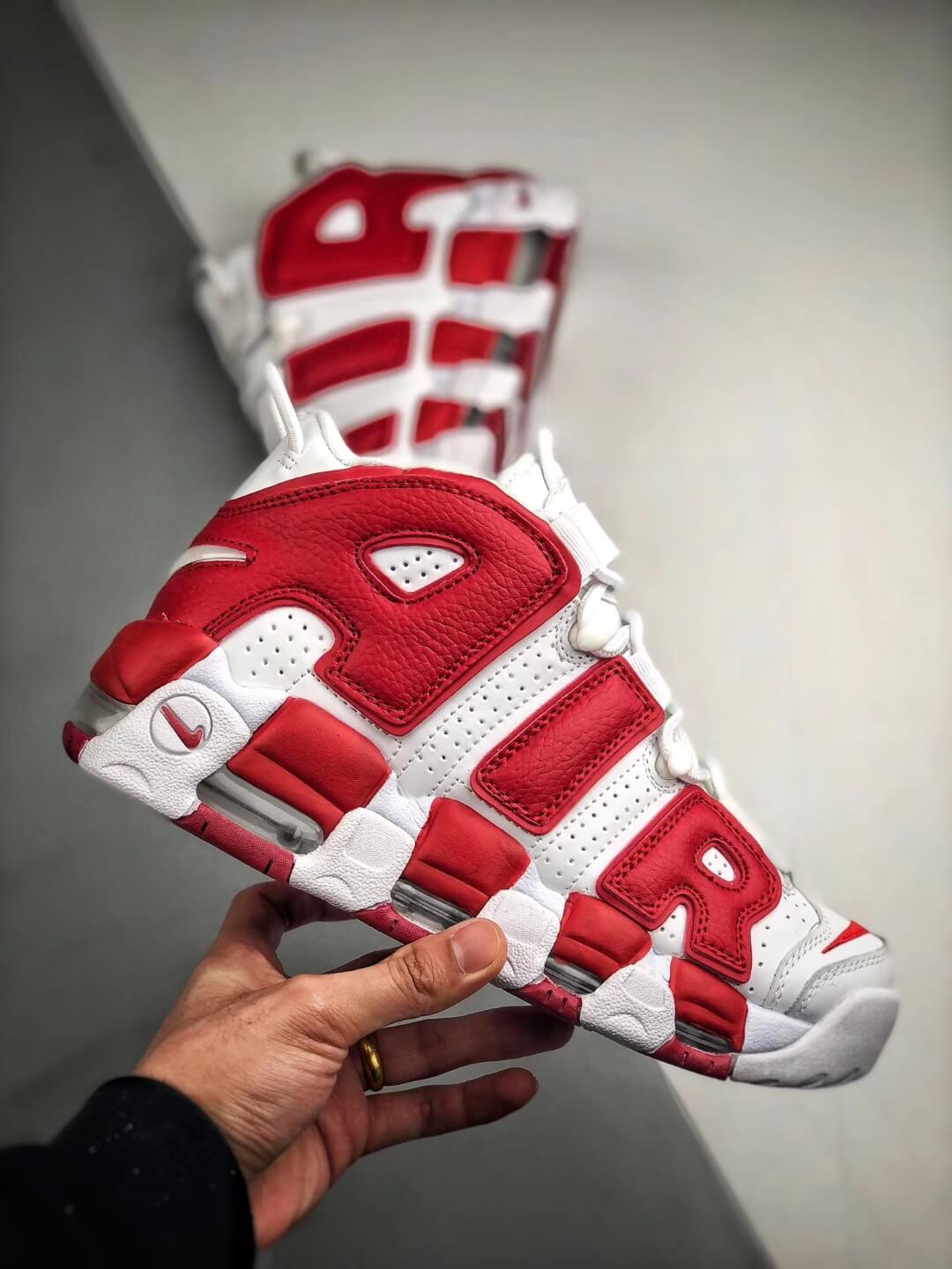 nike air more uptempo gym red