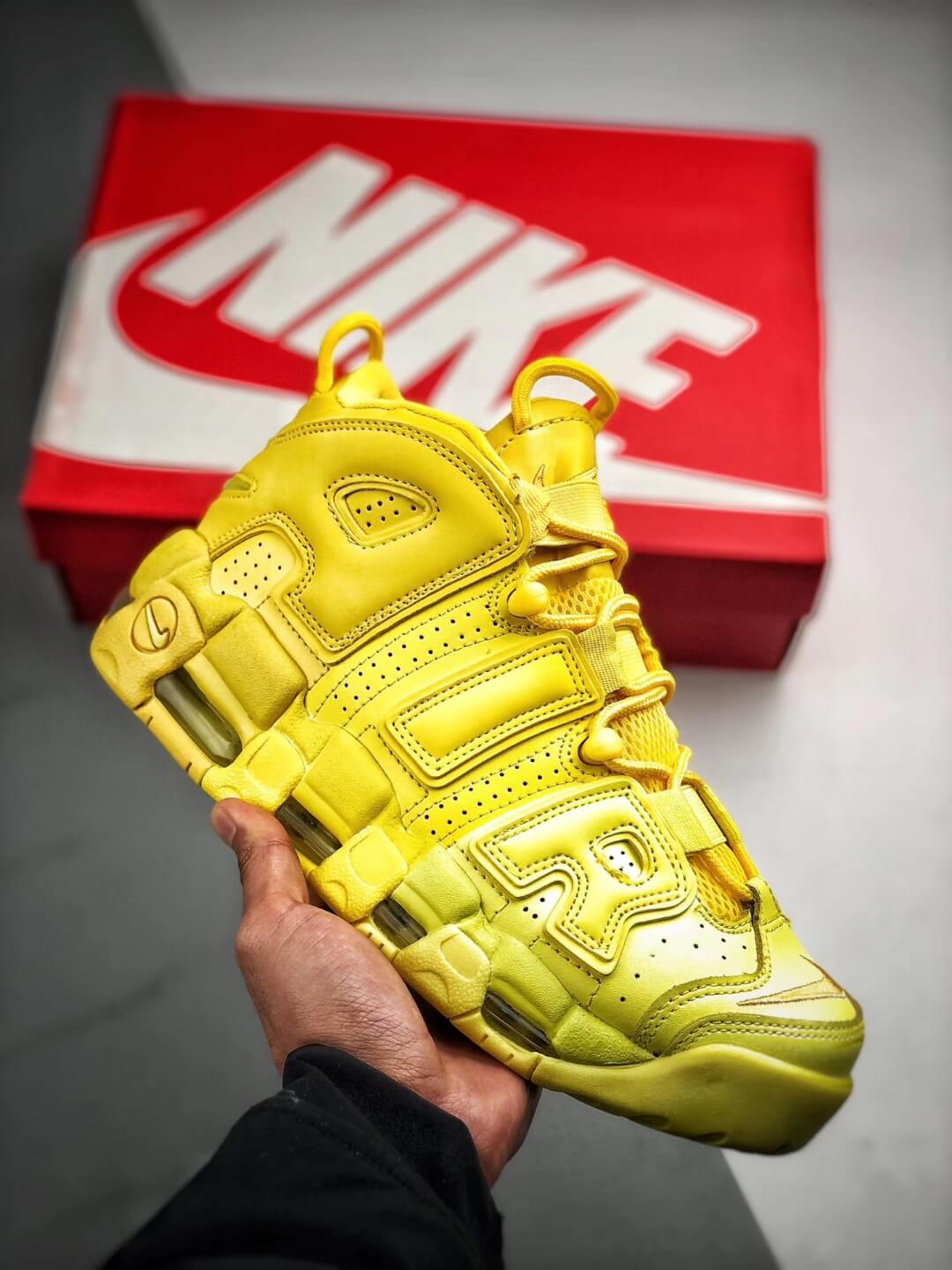 yellow nike air shoes