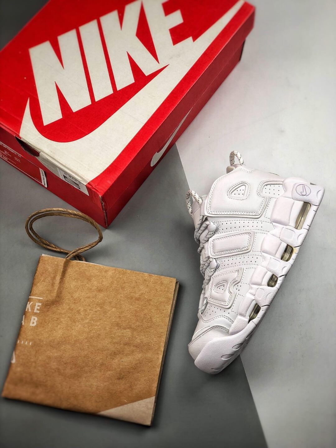The Air More Uptempo 'Triple White' All 
