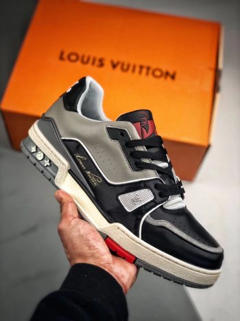 Louis Vuitton LV Trainer Sneaker 1ABOEI (TOP QUALITY 1:1 Rep, REAL