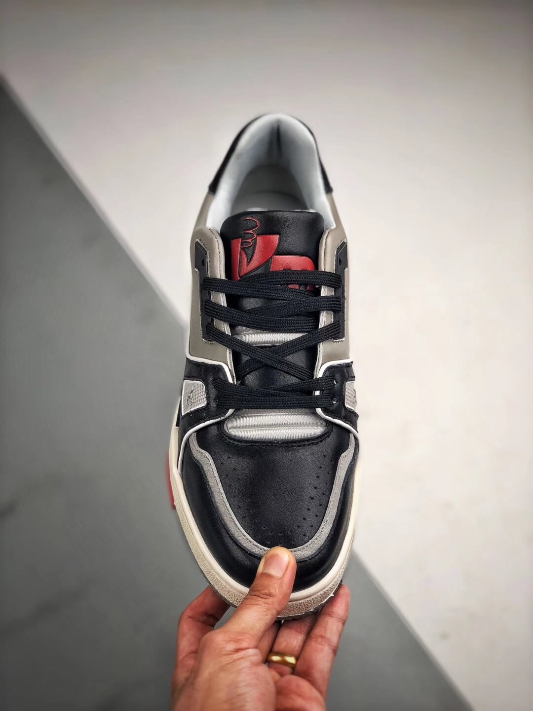 Louis Vuitton Uniform LV Trainer Black Suede Sneakers Virgil Abloh UK 7.5  US 8.5 for Sale in Los Angeles, CA - OfferUp