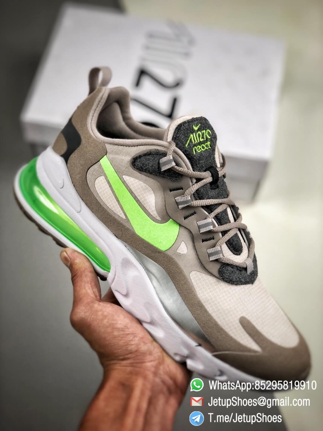 air max 270 green and white