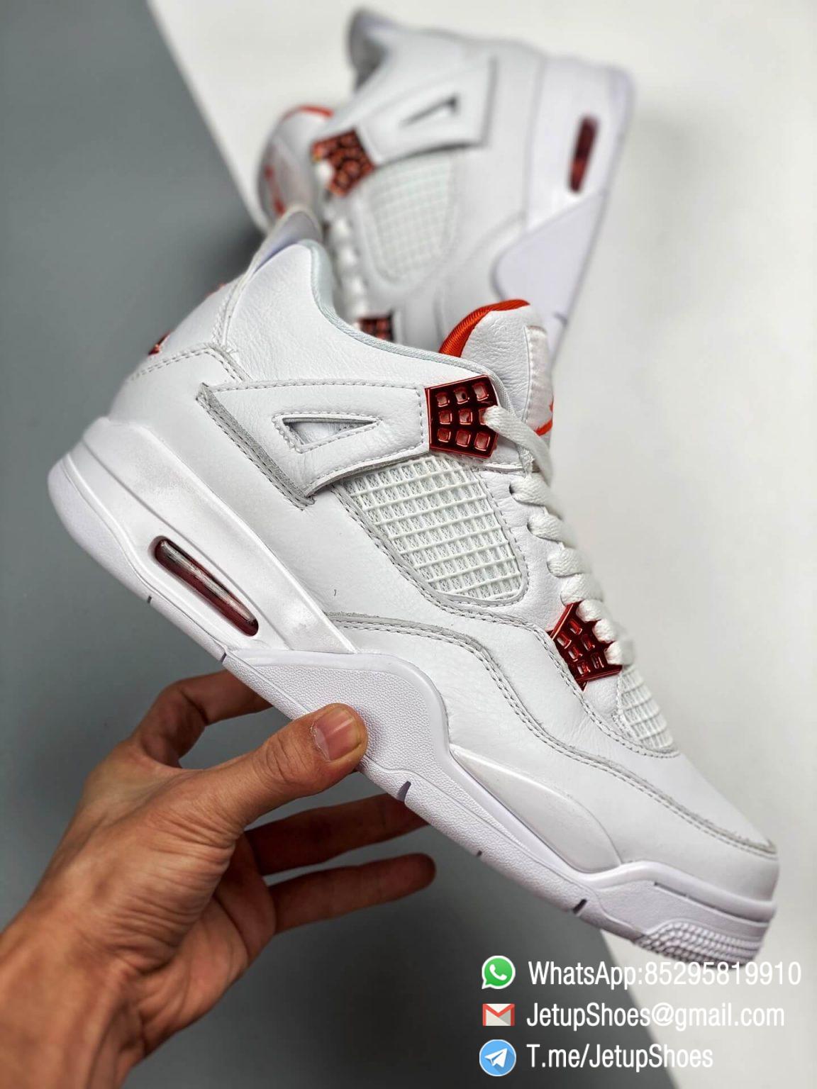 Repsneaker Air Jordan 4 Retro Metallic Orange AJ4 Best Replica Sneakers ...