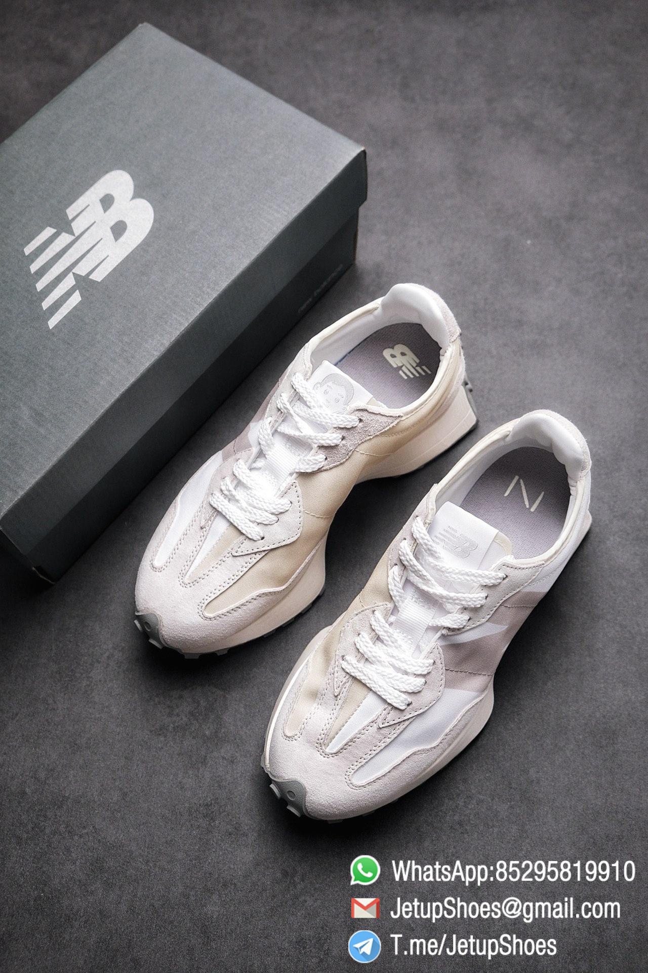 Replica Sneakers New Balance 327 Noritake x 327 ‘Light Grey & White ...