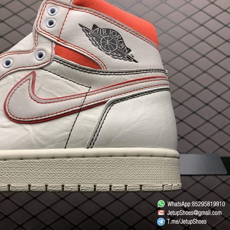 Best Fake Air Jordan 1 Retro High OG ‘Phantom’ Gym Red Stitching in