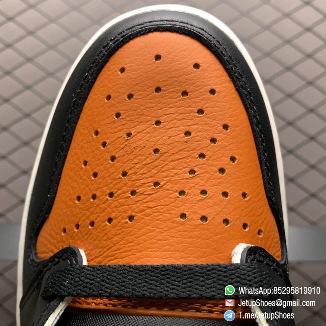 Air Jordan 1 Retro High OG 'Shattered Backboard' SKU 555088-005 Black Laces Orange Top Quality RepSneakers – The Quality Replica Sneakers Supplier in China