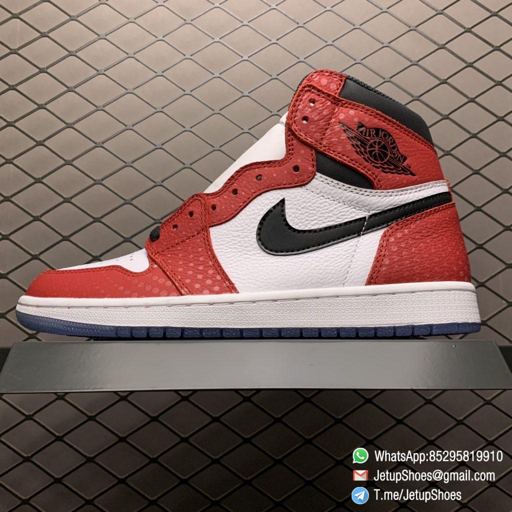 RepSneakers Air Jordan 1 Retro High OG \u2018Origin Story\u2019 AJ1 Spider-Man SKU 555088-602 Best Clone ...