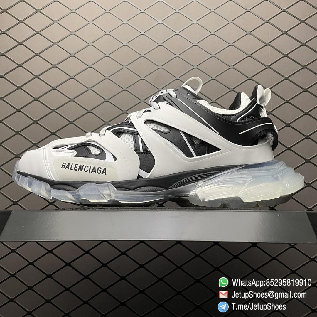 RepSneakers Balenciaga Track Sneaker ‘Clear Sole – White Black’ SKU ...