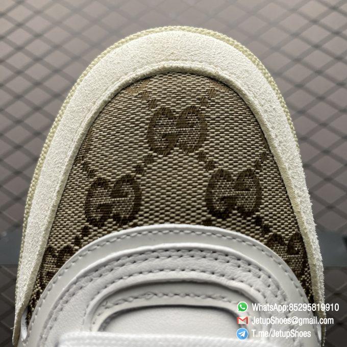 2024 RepSneakers Gucci Wmns Re Web Sneaker Original GG Canvas White FashionReps Rep Snkrs 07