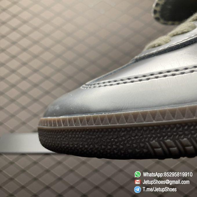 RepSneakers Wales Bonner x Samba Silver Metallic Patent Leather SKU IG8181 FashionReps Rep Shoes 03
