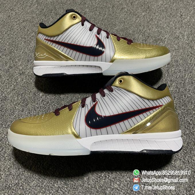 RepSneakers Zoom Kobe 4 Gold Medal Sneakers SKU 344335 141 FashionReps Replica Kobe 4 Snkrs 09