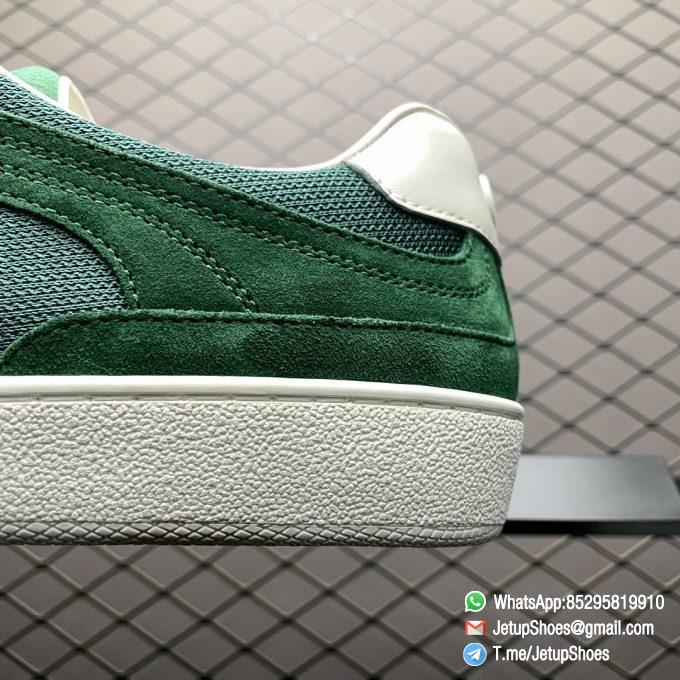 2024 RepSneakers Gucci Lido Collection Interlocking G Sneakers Summer Shoes Green suede Upper 04