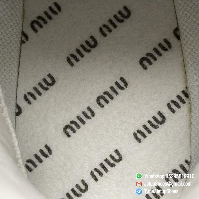 2024 RepSneakers Miu Miu X New Balance 530 SL White Sneakers Suede Upper Replica Designer Shoes 16