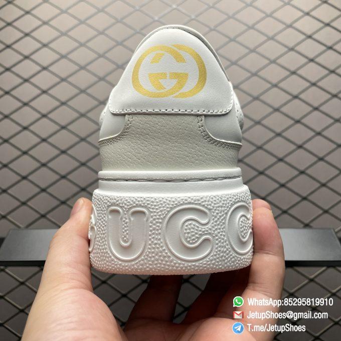 RepSneakers Gucci Screener GG Sneaker Low Top White and Grey GG Supreme Canvas SNKRS 06