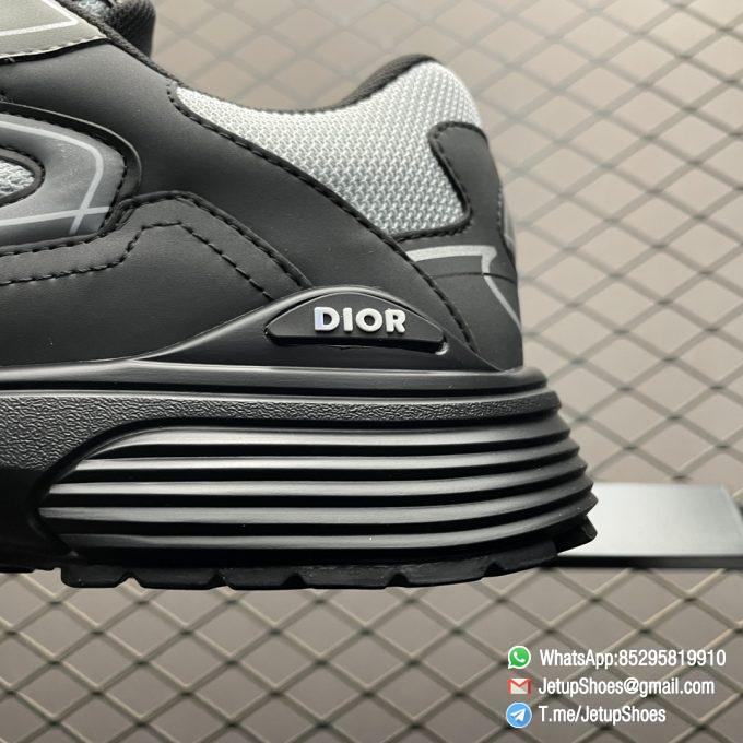 RepSneakers 2023 Dior B30 Reflective CD30 Grey Anthracite Rep Designer Snkrs 04